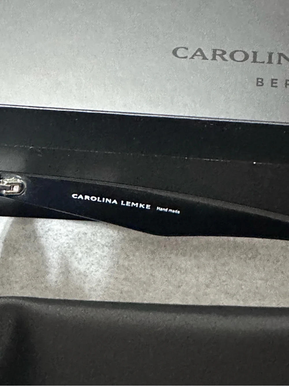 Carolina Lemke Berlin NWT Handmade Gold Mirror Cat Eye Sunglasses CL9023-02
